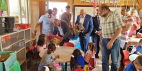 هيئة مقاومة الجدار و اللجان الشعبية تفتتح العام الدراسي من مدرسة شلال العوجا 