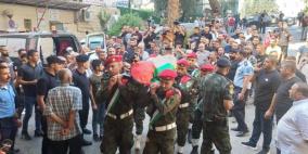 تشييع جثمان الشهيد الأسير موسى أبو محاميد في بيت لحم