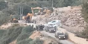 الاحتلال يهدم منزلين قيد الإنشاء جنوب بيت لحم