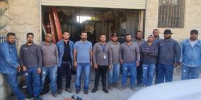 نقابة موظفي وعمال شركة كهرباء محافظة القدس ينظمون وقفات تضامن مع أبناء شعبنا في ظل الهجمة الاحتلالية