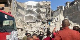  انهيار مبنى في بغداد وعمليات بحث جارية لإنقاذ المحتجزين
