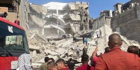 الدفاع المدني ينتشل 4 قتلى إثر حادثة انهيار مبنى في بغداد