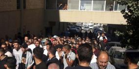 تشييع جثمان الشهيد أسامة عدوي في مخيم العروب