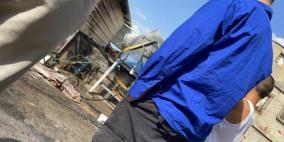 3إصابات بانفجار خزان وقود بمنطقة المثلث في الداخل