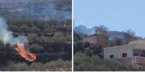 صور: مستوطنون يهاجمون منازل ومركبات المواطنين نابلس