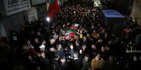 صور: الآلاف يشيعون جثمان الشهيد محمد بدارنة في يعبد