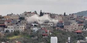 بالفيديو: الاحتلال يفجر ثلاث شقق لمنفذي عملية حاجز الجلمة في جنين