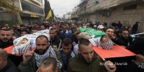 جماهير غفيرة تشيّع جثماني الشهيدين عابد وحوشية في جنين