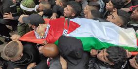 جماهير نابلس تشيّع جثمان الشهيد الفتى عامر أبو زيتون