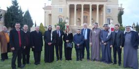 بيت فلسطين يستضيف معالي الشيخ عبد العزيز بن عبد الرحمن آل ثاني