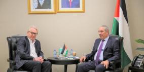 الشيخ يستقبل منسق الأمم المتحدة في رام الله