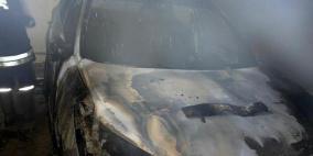 مجهولون يطلقون النار ويحرقون مركبة لعضو مجلس بلدية نابلس