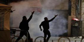 إصابات بالاختناق خلال مواجهات مع الاحتلال بقرية فقوعة