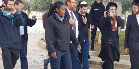 صور: بقيادة "غليك" .. عشرات المستوطنين يقتحمون الأقصى