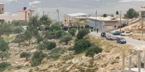  الاحتلال يقمع وقفة منددة بإغلاق قرية شوفة جنوب شرق طولكرم