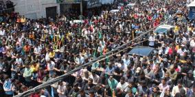 غزة تشيع جثامين 13 من شهداء العدوان الإسرائيلي