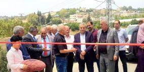 وزير الحكم المحلي يفتتح عدة مشاريع في محافظة قلقيلية