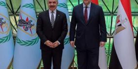 اشتية يبحث مع رئيس المخابرات المصرية قضايا مهمة لقطاع غزة 