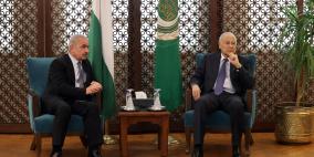 تفاصيل لقاء اشتية مع الأمين العام لجامعة الدول العربية