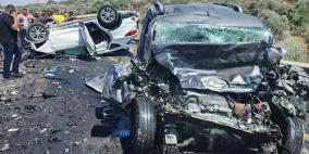 من بينهم رئيس شؤون الأسرى قدري أبو بكر.. 3 وفيات بحادث سير جنوب نابلس