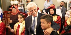 عورتاني يشارك في حفل تخريج طلبة مدرسة الإصرار في مستشفى المطلع بتربية القدس