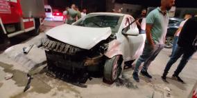 مصرع طفلة وإصابة 8 مواطنين بحادث سير في نابلس