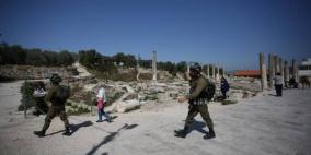 قوات الاحتلال تقتحم المنطقة الأثرية في سبسطية