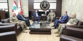 السفير دبور يبحث مع قائد الجيش اللبناني التطورات في مخيم عين الحلوة