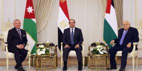 قمة ثلاثية بين الرئيس ونظيره المصري والعاهل الأردني في مصر