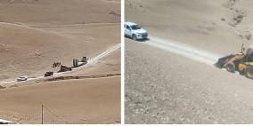 الاحتلال يستولي على جرافة شرق يطا