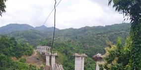 مصرع 15 عاملا بانهيار جسر للسكك الحديدية في الهند