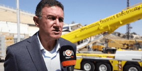 رافعة جديدة بقدرات عالية تدخل الخدمة في كهرباء القدس