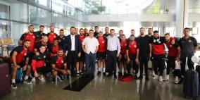 بعثة منتخب فلسطين تصل فيتنام
