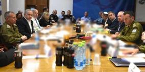 "الكابنيت" يجتمع لبحث سيناريو "حرب متعددة الجبهات"