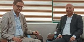 أبو هولي يبحث مع ممثل ألمانيا لدى فلسطين الوضع المالي لـ "الأونروا"