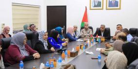 قلقيلية: مسير أعمال المحافظة يلتقي وفدا من لجنة النوع الاجتماعي للمؤسسة الأمنية