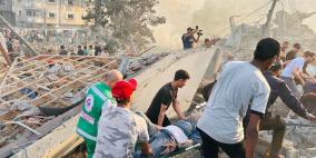 عشرات الشهداء والجرحى في قصف اسرائيلي استهدف مخبزا في شارع النصر بغزة