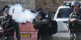 إصابات بالاختناق إثر قمع قوات الاحتلال المصلين في قرية حوسان غرب بيت لحم