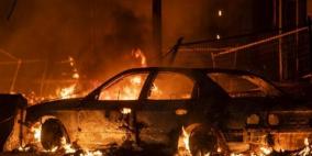 مستوطنون  يهاجمون منزلا ويحرقون مركبة جنوب نابلس