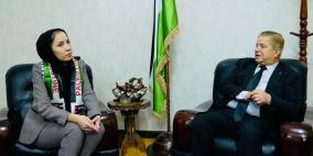 اللقاء الصحفي الذي أجرته جريدة UZDIPLOMAT الأوزبكية مع معالي الدكتور جواد عوَّاد سفير دولة فلسطين لدى جمهورية أوزبكستان وقيرغيزيا 