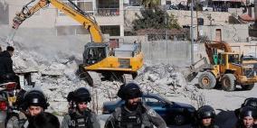 الاحتلال يهدم منشأة زراعية قيد الإنشاء في بلدة دير بلوط غرب سلفيت