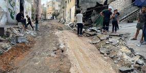 الاحتلال يواصل هدم المنازل في مخيم نور شمس ويمنع المواطنين من أخذ مقتنياتهم في مخيم طولكرم