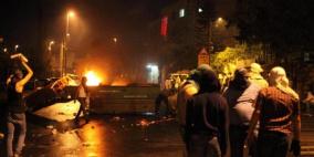  إصابة شاب خلال مواجهات مع الاحتلال في البيرة