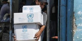 الأونروا: مخازننا بمصر والأردن تكفي لـ6000 شاحنة