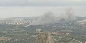 الجيش الإسرائيلي يغير على جنوب لبنان بعد اعترض مسيّرتين