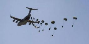 الاردن تنفذ 3 إنزالات جوية لمساعدات على جنوبي غزة