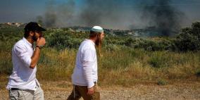 المستوطنون يهاجمون ترمسعيا و سبسطية