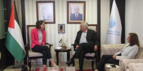 الوزير غنيم يبحث تعزيز التعاون مع ممثلة الحكومة الهنغارية
