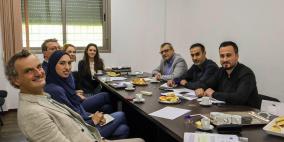 سلطة جودة البيئة تعقد اجتماعاً مع فريق عمل مشروع التوأمة لتعزيز البعد البيئي وتغير المناخ