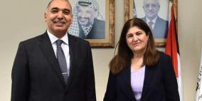 الوزيرة شاهين تبحث مع السفير المغربي سبل تعزيز العلاقات الثنائية